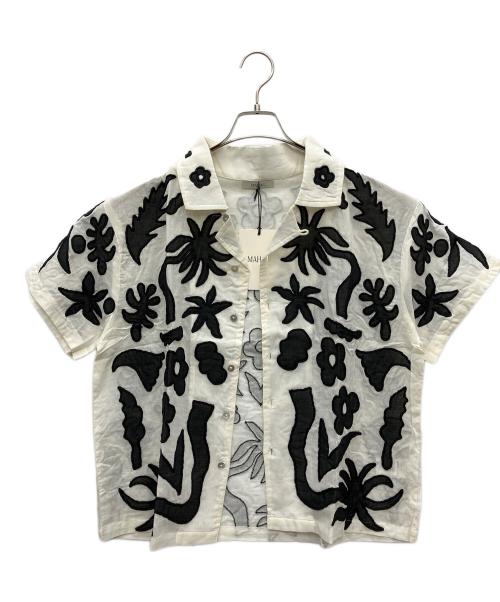 MAHAL（マハル）MAHAL (マハル) カットワークシャツ ホワイト サイズ:1の古着・服飾アイテム