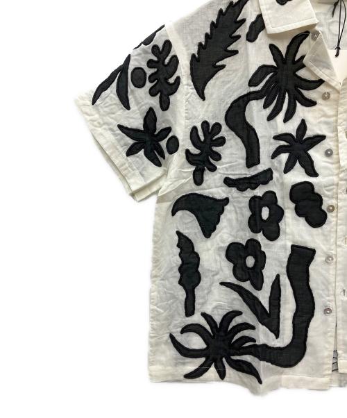 MAHAL（マハル）MAHAL (マハル) カットワークシャツ ホワイト サイズ:1の古着・服飾アイテム