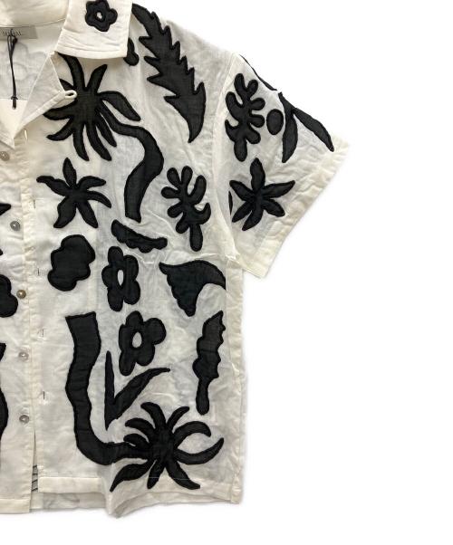 MAHAL（マハル）MAHAL (マハル) カットワークシャツ ホワイト サイズ:1の古着・服飾アイテム