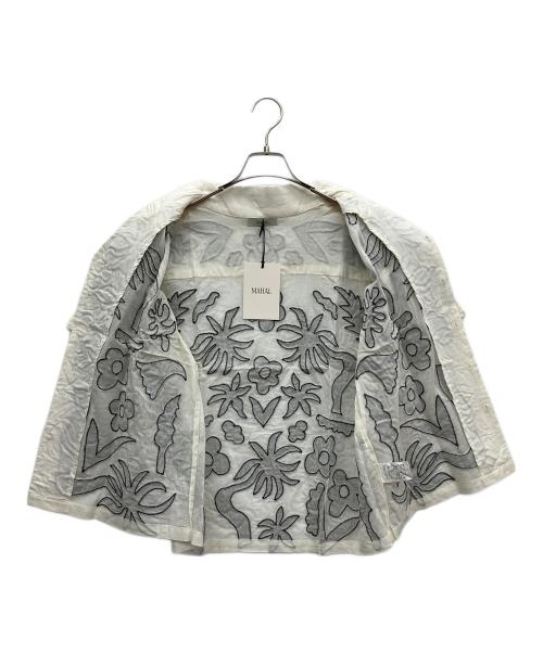 MAHAL（マハル）MAHAL (マハル) カットワークシャツ ホワイト サイズ:1の古着・服飾アイテム