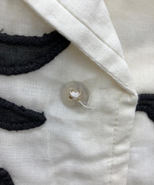 MAHAL（マハル）MAHAL (マハル) カットワークシャツ ホワイト サイズ:1の古着・服飾アイテム