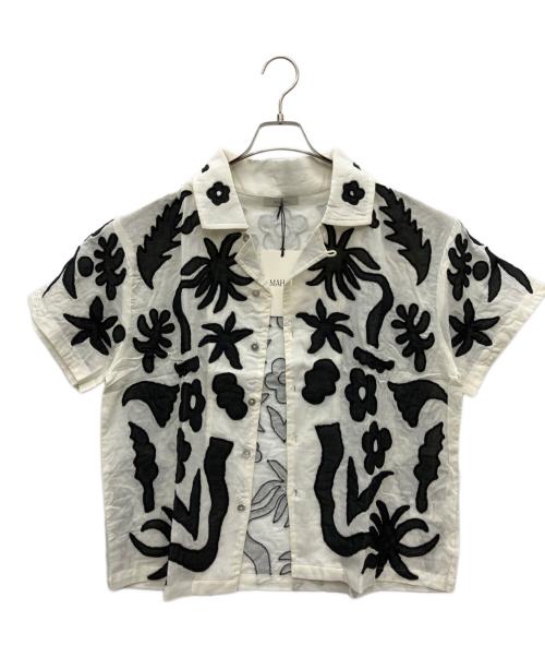 MAHAL（マハル）MAHAL (マハル) カットワークシャツ ホワイト サイズ:1の古着・服飾アイテム