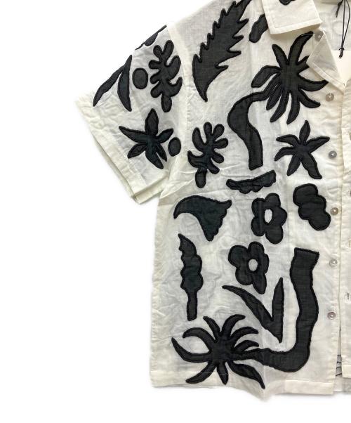 MAHAL（マハル）MAHAL (マハル) カットワークシャツ ホワイト サイズ:1の古着・服飾アイテム