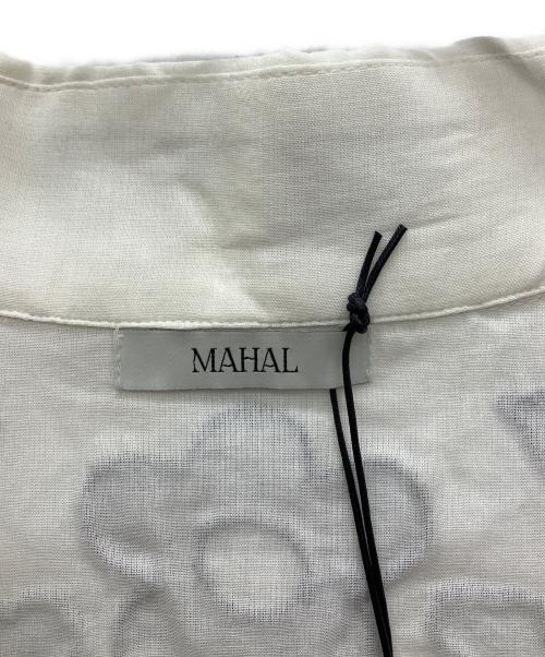 MAHAL（マハル）MAHAL (マハル) カットワークシャツ ホワイト×ブラック サイズ:1 未使用品の古着・服飾アイテム