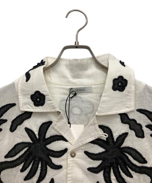 MAHAL（マハル）MAHAL (マハル) カットワークシャツ ホワイト サイズ:2の古着・服飾アイテム