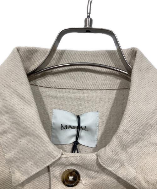 MAHAL（マハル）MAHAL (マハル) ハンドクロシェットジャケット ベージュ サイズ:Fの古着・服飾アイテム