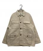 MAHALマハル）の古着「ハンドクロシェットジャケット」｜ベージュ