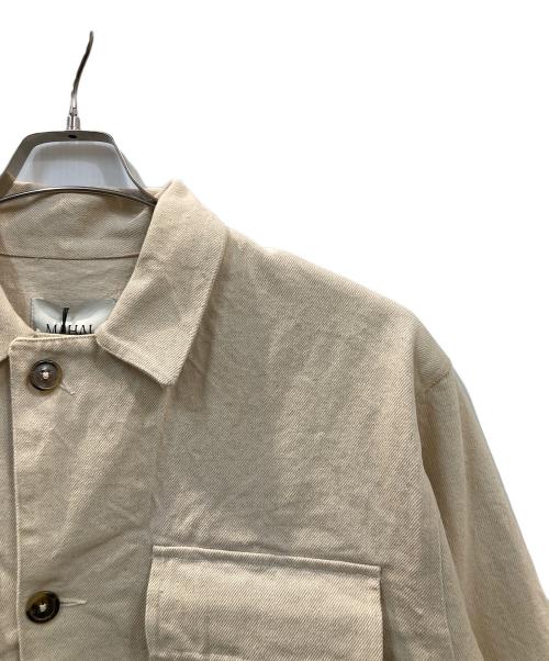 MAHAL（マハル）MAHAL (MAHAL) ハンドクロシェットジャケット ベージュ サイズ:FREEの古着・服飾アイテム