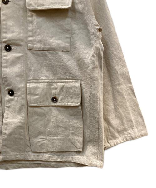 MAHAL（マハル）MAHAL (MAHAL) ハンドクロシェットジャケット ベージュ サイズ:FREEの古着・服飾アイテム