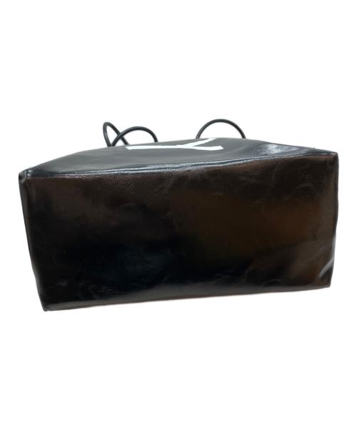 LAYAS（レイヤーズ）LAYAS (レイヤーズ) Radiate (ラディエイト) PAINT LOGO TOTE BAG ブラックの古着・服飾アイテム