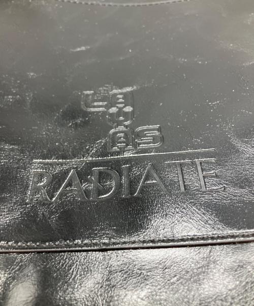 LAYAS（レイヤーズ）LAYAS (レイヤーズ) Radiate (ラディエイト) PAINT LOGO TOTE BAG ブラックの古着・服飾アイテム