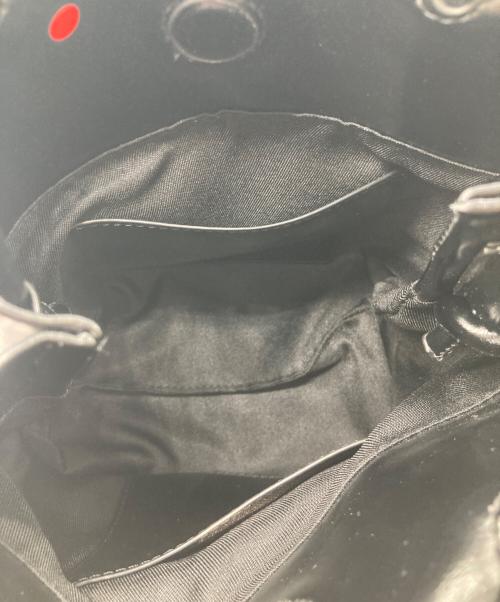 LAYAS（レイヤーズ）LAYAS (レイヤーズ) Radiate (ラディエイト) PAINT LOGO MINI TOTE BAG ブラック サイズ:FREE 未使用品の古着・服飾アイテム