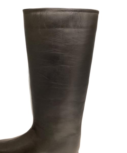 GRAIN（グレイン）GRAIN (グレイン) ポインテッド ツツガタロングブーツ ブラック サイズ:SIZE 37の古着・服飾アイテム