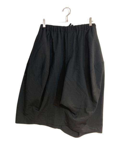 BLACK COMME des GARCONS（ブラックコムデギャルソン）BLACK COMME des GARCONS (ブラックコムデギャルソン) ウールギャバ サルエルパンツ ブラック サイズ:Ｓの古着・服飾アイテム