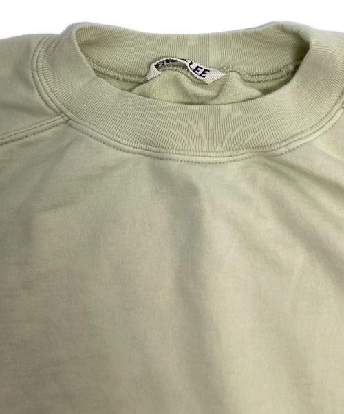 AURALEE（オーラリー）AURALEE (オーラリー) ELASTIC HIGH GAUGE SWEAT HALF SLEEVED P/O / A25SP04NU ライトグリーン サイズ:1の古着・服飾アイテム