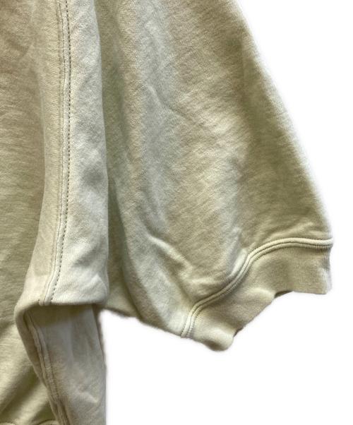 AURALEE（オーラリー）AURALEE (オーラリー) ELASTIC HIGH GAUGE SWEAT HALF SLEEVED P/O / A25SP04NU ライトグリーン サイズ:1の古着・服飾アイテム