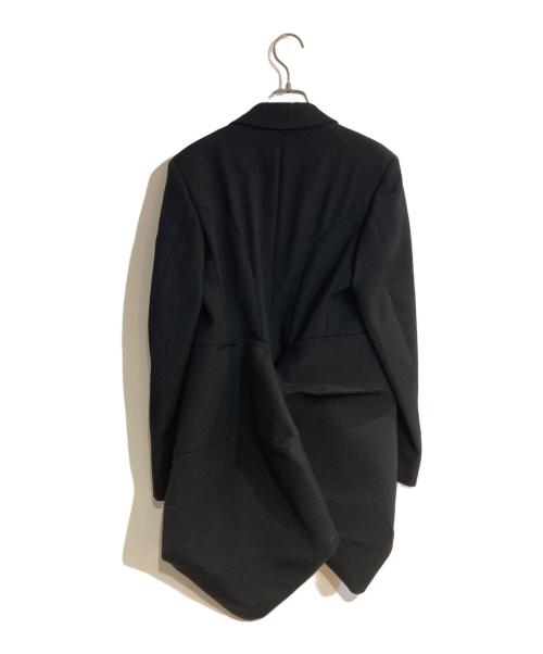 COMME des GARCONS（コムデギャルソン）COMME des GARCONS (コムデギャルソン) 変形 立体 シングルブレスト ジャケット ブラック サイズ:Ｍの古着・服飾アイテム