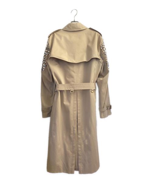 BURBERRY（バーバリー）BURBERRY (バーバリー) COMME des GARCONS (コムデギャルソン) カスタマイズロングトレンチコート ベージュ サイズ:46の古着・服飾アイテム