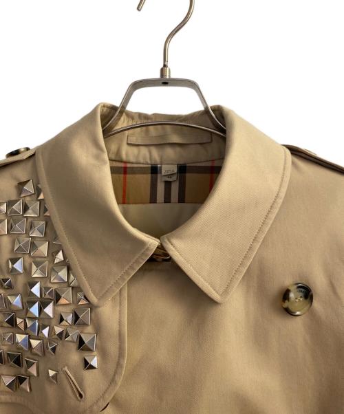 BURBERRY（バーバリー）BURBERRY (バーバリー) COMME des GARCONS (コムデギャルソン) カスタマイズロングトレンチコート ベージュ サイズ:46の古着・服飾アイテム