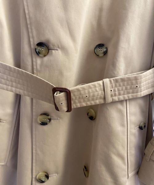 BURBERRY（バーバリー）BURBERRY (バーバリー) COMME des GARCONS (コムデギャルソン) カスタマイズロングトレンチコート ベージュ サイズ:46の古着・服飾アイテム