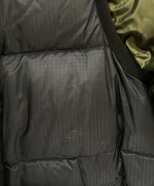 sacai（サカイ）sacai (サカイ) ドッキングナイロンダウンコート ネイビー×カーキ サイズ:１の古着・服飾アイテム