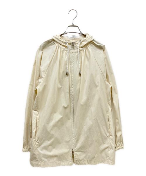 ELENDEEK（エレンディーク）ELENDEEK (エレンディーク) ドロストフードジップブルゾン アイボリー サイズ:Freeの古着・服飾アイテム
