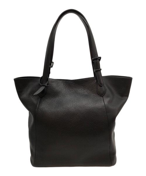 fetia（フェティア）fetia (フェティア) シュリンクレザートートバッグ ブラックの古着・服飾アイテム