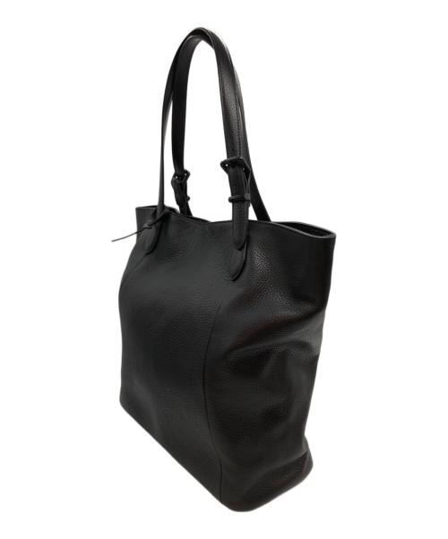 fetia（フェティア）fetia (フェティア) シュリンクレザートートバッグ ブラックの古着・服飾アイテム