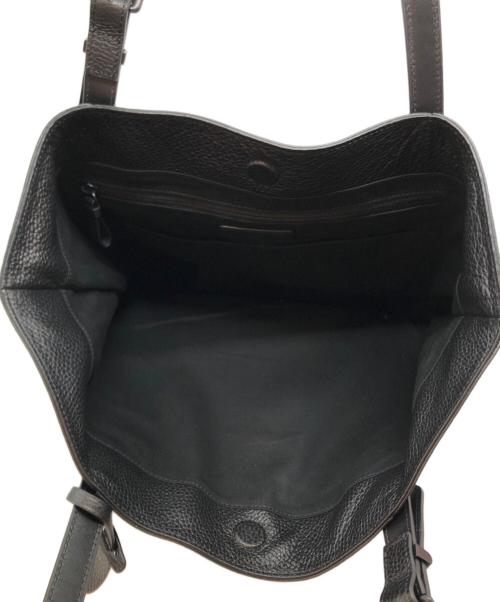 fetia（フェティア）fetia (フェティア) シュリンクレザートートバッグ ブラックの古着・服飾アイテム