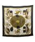 HERMES (エルメス) シルクスカーフ カーキ：25000円