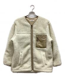 SLOW（スロウ）の古着「ボアジップブルゾン」｜ホワイト