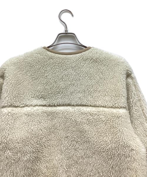 SLOW（スロウ）SLOW (スロウ) ボアジップブルゾン ホワイト サイズ:38の古着・服飾アイテム