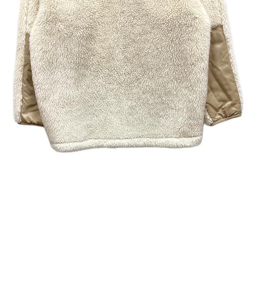 SLOW（スロウ）SLOW (スロウ) ボアジップブルゾン ホワイト サイズ:38の古着・服飾アイテム