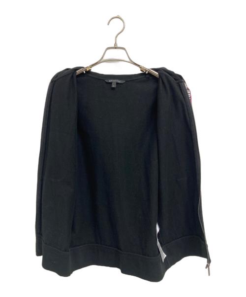 ARMANI EXCHANGE（アルマーニ エクスチェンジ）ARMANI EXCHANGE (アルマーニ エクスチェンジ) ジップパーカー ブラック サイズ:XSの古着・服飾アイテム