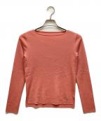 FOXEYフォクシー）の古着「ロゴプレート付ニット」｜ピンク