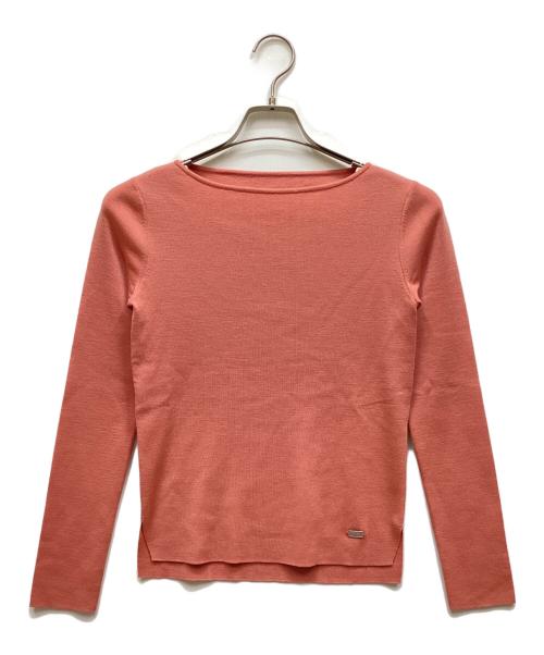 FOXEY（フォクシー）FOXEY (フォクシー) ロゴプレート付ニット ピンク サイズ:38の古着・服飾アイテム