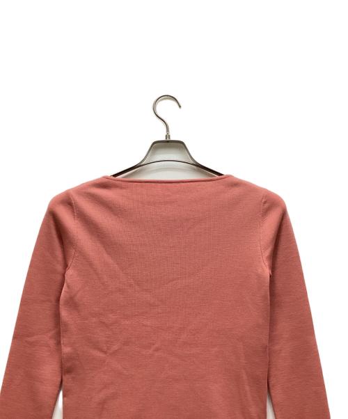 FOXEY（フォクシー）FOXEY (フォクシー) ロゴプレート付ニット ピンク サイズ:38の古着・服飾アイテム