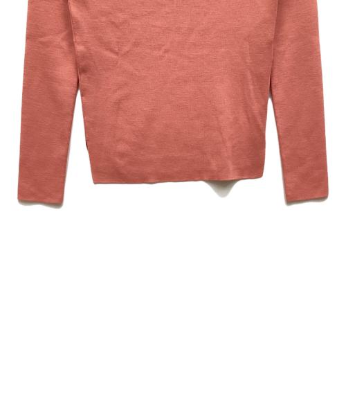 FOXEY（フォクシー）FOXEY (フォクシー) ロゴプレート付ニット ピンク サイズ:38の古着・服飾アイテム