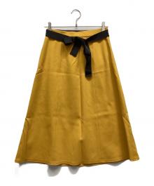 M'S GRACY（エムズグレイシー）の古着「ウールスカート」｜オレンジ