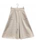JILL STUART（ジルスチュアート）の古着「フレアスカート」｜ベージュ