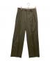 AURALEE（オーラリー）の古着「SUPER FINE TROPICAL WOOL SLACKS」｜カーキ