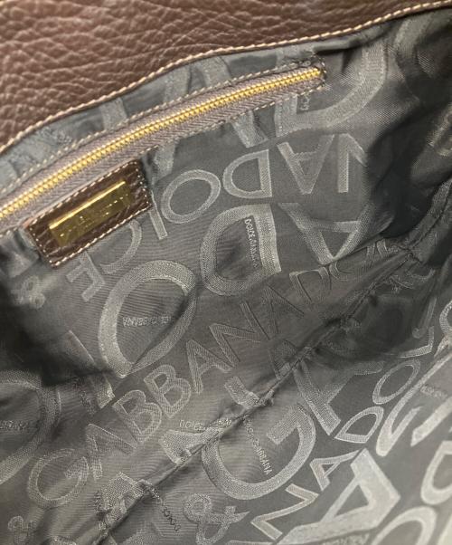 DOLCE & GABBANA（ドルチェ＆ガッバーナ）DOLCE & GABBANA (ドルチェ＆ガッバーナ) ワンショルダーバッグ ブラウン×グリーンの古着・服飾アイテム