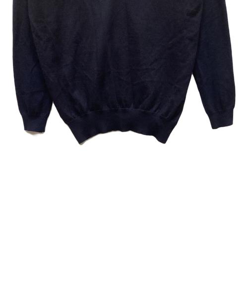 DRAWER（ドゥロワー）DRAWER (ドゥロワー) カシミヤシルクニット ネイビー サイズ:2の古着・服飾アイテム