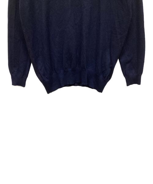 DRAWER（ドゥロワー）DRAWER (ドゥロワー) カシミヤシルクニット ネイビー サイズ:2の古着・服飾アイテム