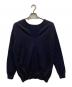 DRAWER（ドゥロワー）の古着「カシミヤシルクニット」｜ネイビー