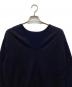 DRAWER (ドゥロワー) カシミヤシルクニット ネイビー サイズ:2：5000円