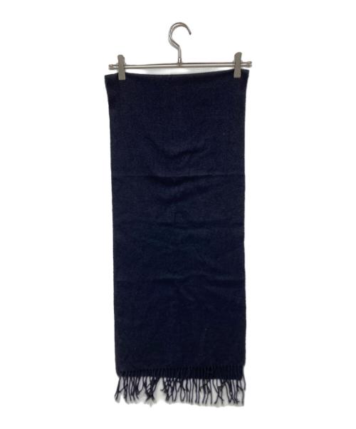 LOEWE（ロエベ）LOEWE (ロエベ) アナグラム カシミヤマフラー　28003861 ネイビーの古着・服飾アイテム