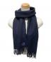 LOEWE (ロエベ) アナグラム カシミヤマフラー　28003861 ネイビー：20000円