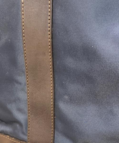 Felisi（フェリージ）Felisi (フェリージ) ナイロンレザートートバッグ ネイビーの古着・服飾アイテム