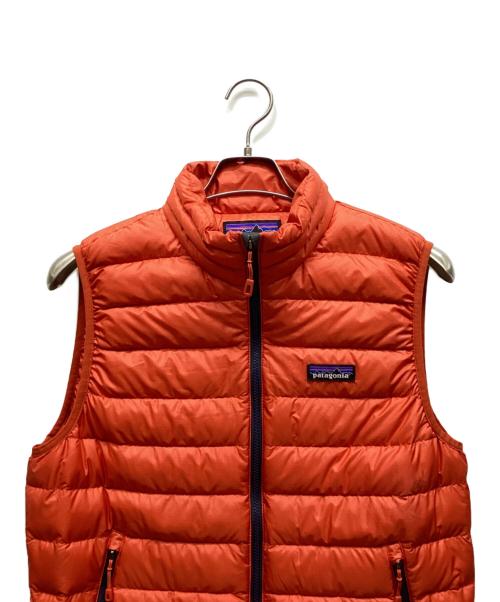 Patagonia（パタゴニア）Patagonia (パタゴニア) ダウンベスト オレンジ サイズ:Sの古着・服飾アイテム